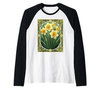 Un Piccolo Bouquet di Narcisi Maglia con Maniche Raglan