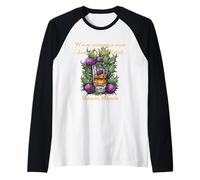 Un piccolo dram per il bardo e buona salute con cardo Maglia con Maniche Raglan