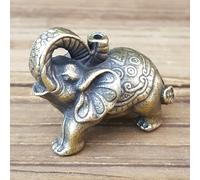Un piccolo portafumo a forma di elefante con portafumo, un accessorio portafumo lineare per uso , per cerimonie del tè al chiuso e come decorativo