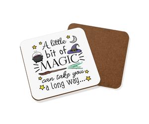 Un Piccolo Punta Di Magia Lattina Take You A Lungo Lato Sottobicchiere Streghe E