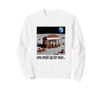 Un Piccolo Sorbo per l'Uomo - Bar Spaziale Lunare Felpa