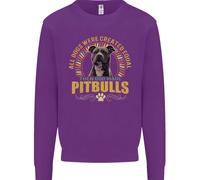 Un Pitbull Cane Bambini Felpa Maglione