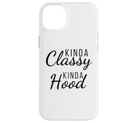 Un po 'di classe kinda cappuccio divertente carino gangsta donna frase Custodia per iPhone 14 Plus