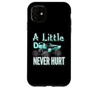 UN PO' DI SPORCO NON FA MAI MALE Text Design Custodia per iPhone 11