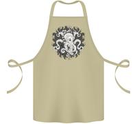 Un Polipo IN Profondo Oceano Marinaio Vela Cotone Grembiule 100% Biologico