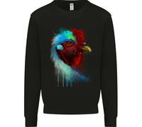 Un Pollo Acquarello Uomo Maglione Felpa