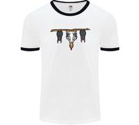 Un Pollo Divertente Con Bats Uomo Ringer