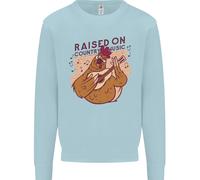 Un Pollo IN Rilievo Su Paese Musica Uomo Felpa Maglione