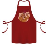 Un Pollo Sollevato Su Paese Musica Cotone Grembiule 100% Biologico