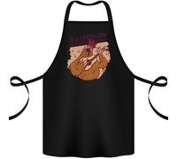 Un Pollo Sollevato Su Paese Musica Cotone Grembiule 100% Biologico