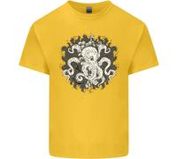 Un Polpo Nell'Oceano Profondo Maglietta Per Bambini Ragazzi E Ragazze