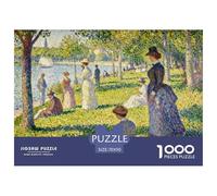 Un pomeriggio di domenica sull'isola di La Grande Jatte Puzzle in Legno Impermeabile Puzzles Da 1000 Pezzi Per Adulti Divertenti Per Decorazioni Domestiche