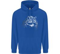 Un Procione con Un Benda Sull'Occhio Bambini Felpa con Cappuccio