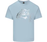 Un Procione con Un Benda Sull'Occhio T-Shirt Ragazzi Ragazze