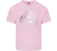 Un Procione con Un Benda Sull'Occhio T-Shirt Ragazzi Ragazze