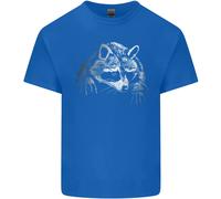 Un Procione con Un Benda Sull'Occhio Uomo Cotone T-Shirt