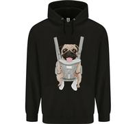 Un Pug In Un Imbracatura Per Bambini Divertente Cane Uomo Felpa