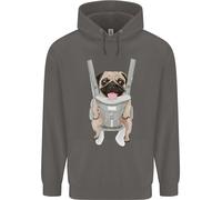 Un Pug In Un Imbracatura Per Bambini Divertente Cane Uomo Felpa