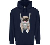 Un Pug In Un Imbracatura Per Bambini Divertente Cane Uomo Felpa