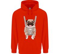 Un Pug In Un Imbracatura Per Bambini Divertente Cane Uomo Felpa