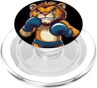 Un pugno feroce in avanti con questo fantastico look da pugile leone PopSockets PopGrip per MagSafe