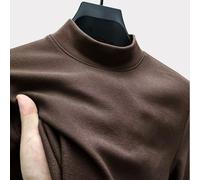 Un punto fermo alla moda Questo classico stile casual da uomo presenta un unico con il suo elegante design a mezza tartaruga (caffè 4XL)