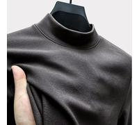 Un punto fermo alla moda Questo classico stile casual da uomo presenta un unico con il suo elegante design a mezza tartaruga (XL grigio scuro)