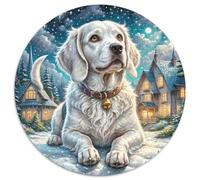 Un Puzzle Circolare Tematico Su Beagle Con 1000 Pezzi Dedicato Agli Pet Dog Adatto Ai Ragazzi | Sviluppare La Creatività | Educazione Tramite Gioco | 1000pcs (67.5x67.5cm)