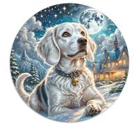 Un Puzzle Circolare Tematico Su Beagle Con 1000 Pezzi Progetto Per Pet Dog Adatto Ad Adulti E Bambini | Sviluppare La Creatività | Educazione Tramite Gioco | 1000pcs (67.5x67.5cm)