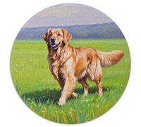 Un Puzzle Circolare Tematico Su cane Con 1000 Pezzi Dedicato Agli cane Adatto Ad Adulti E Bambini | Sviluppare La Creatività | Senso Di Realizzazione | 1000pcs (67.5x67.5cm)