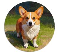 Un Puzzle Circolare Tematico Su cane Con 1000 Pezzi Progetto Per Animal Adatto Ai Ragazzi | Rilassare La Pressione | Senso Di Realizzazione | 1000pcs (67.5x67.5cm)