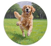 Un Puzzle Circolare Tematico Su cane Con 1000 Pezzi Progetto Per cane Adatto Ad Adulti E Bambini | Come Attività Familiare | Senso Di Realizzazione | 1000pcs (67.5x67.5cm)