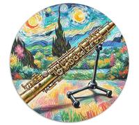 Un Puzzle Circolare Tematico Su Clarinet Con 1000 Pezzi Progetto Per Adatto Ad Adulti E Bambini | Sviluppare La Creatività | Senso Di Realizzazione | 1000pcs (67.5x67.5cm)