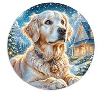 Un Puzzle Circolare Tematico Su Labrador Retriever Con 1000 Pezzi Dedicato Agli Adatto Ad Adulti E Bambini | Come Attività Familiare | Educazione Tramite Gioco | 1000pcs (67.5x67.5cm)
