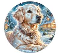 Un Puzzle Circolare Tematico Su Labrador Retriever Con 1000 Pezzi Progetto Per Pet Dog Adatto Ad Adulti E Bambini | Sviluppare La Creatività | Educazione Tramite Gioco | 1000pcs (67.5x67.5cm)