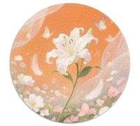 Un Puzzle Circolare Tematico Su Lily Con 1000 Pezzi Progetto Per Adatto Ad Adulti E Bambini | Come Attività Familiare | Educazione Tramite Gioco | 1000pcs (67.5x67.5cm)