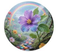 Un Puzzle Circolare Tematico Su Violet Con 1000 Pezzi Progetto Per Adatto Ad Adulti E Bambini | Sviluppare La Creatività | Senso Di Realizzazione | 1000pcs (67.5x67.5cm)
