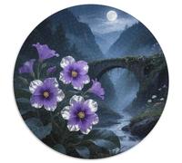 Un Puzzle Circolare Tematico Su Violet Con 1000 Pezzi Progetto Per Adatto Ai Ragazzi | Stimolare La Mente | Senso Di Realizzazione | 1000pcs (67.5x67.5cm)