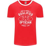 Un Qualificato Optician Looks Like Uomo Ringer Fotl