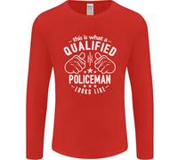 Un Qualificato Poliziotto Looks Like Uomo Maniche