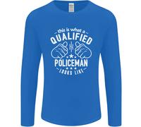 Un Qualificato Poliziotto Looks Like Uomo Maniche