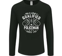 Un Qualificato Poliziotto Looks Like Uomo Maniche