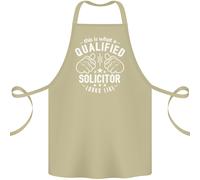 Un Qualificato Solicitor Guarda Come Cotone Grembiule 100% Biologico