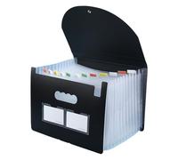 Un raccoglitore con 4 tasche da 13/25 tasche, a fisarmonica, portadocumenti, cartella per documenti, conservazione di carta, forniture per ufficio scolastico