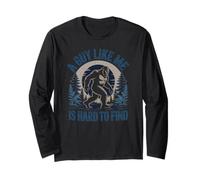 Un Ragazzo Come Me è Difficile da Trovare Bigfoot - Atmosfera criptica Divertente Maglia a Manica