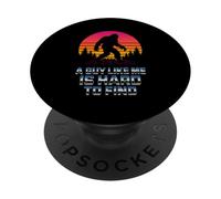 Un ragazzo come me è difficile da trovare Bigfoot Retro Vintage PopSockets PopGrip Adesivo