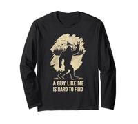 Un Ragazzo Come Me è Difficile da Trovare Divertente Bigfoot Forest Maglia a Manica