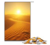 Un raggio di sole ha tinto le dune di sabbia di color miele. Puzzle da 1000 pezzi per adulti. Puzzle da regalare. Il miglior regalo adatto per adolescenti dai 14 anni in su. 1000 pezzi (75x50 cm).