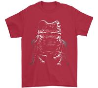 Un Rana con Un Benda Sull'Occhio Uomo T-Shirt 100% Cotone