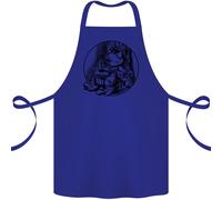 Un Refrigerate Rana Playing The Chitarra Chitarrista Cotone Grembiule 100%